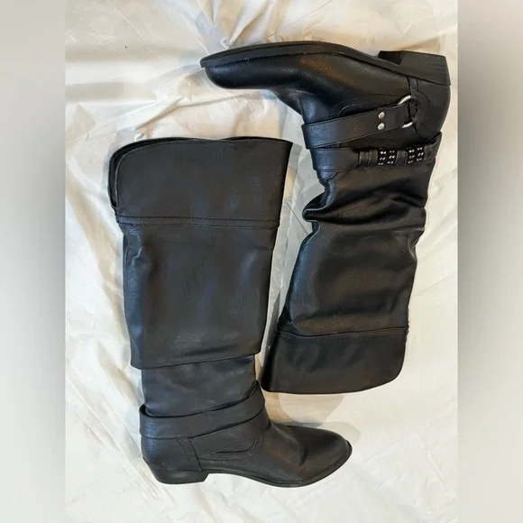 Bundle only  NWOT Joe Boxer Black boots sz 7 - Picture 2 of 5